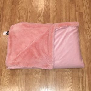 Pink Faux Fur Blanket